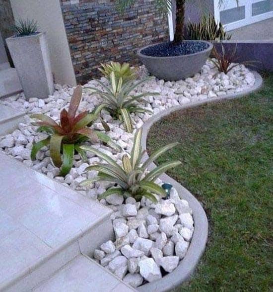 Enhance a Corner Garden Bed with White Rock Upgrade