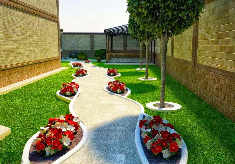 Modern Garden Pathway