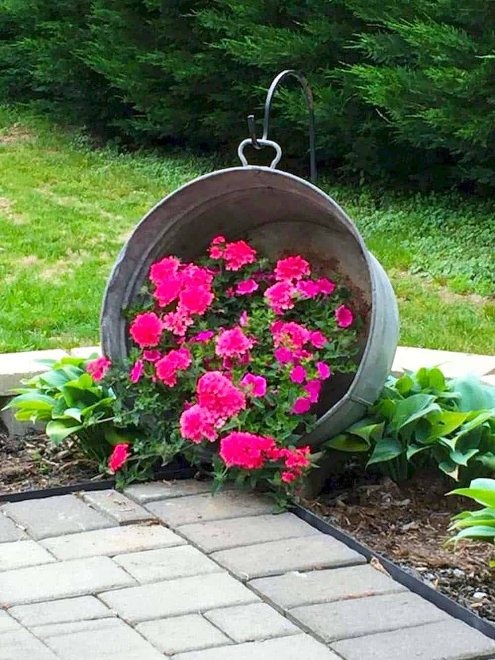 Cascading Floral Display