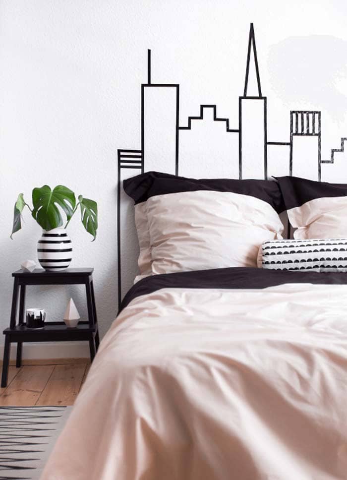 Skyline Headboard Sticker Wall Decoration