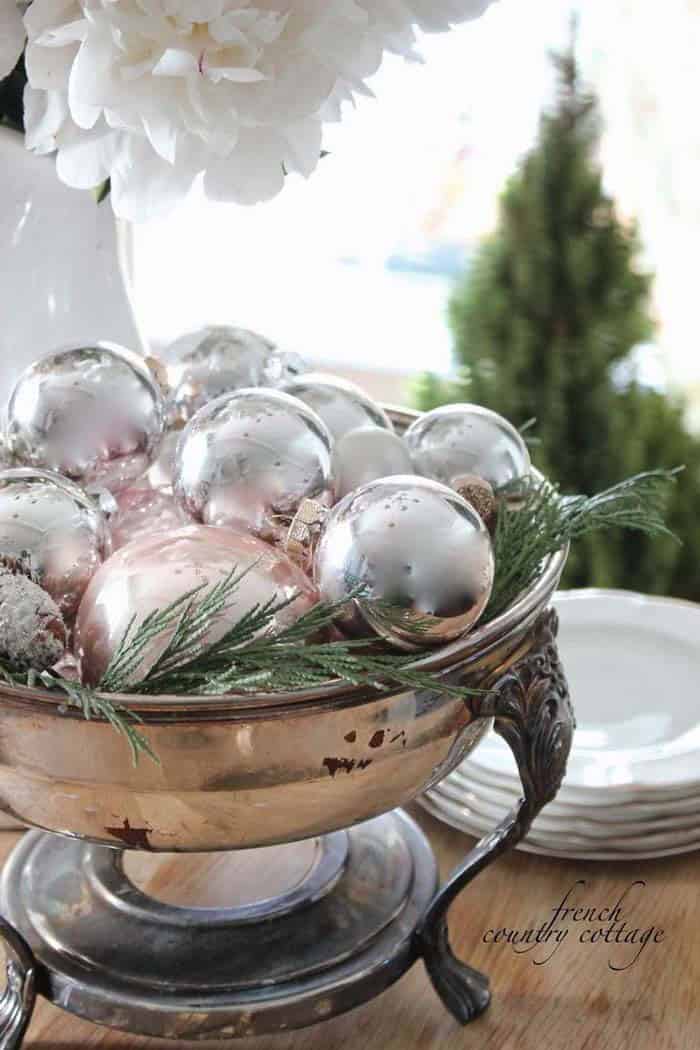 Add Seasonal Shimmer With Ornaments