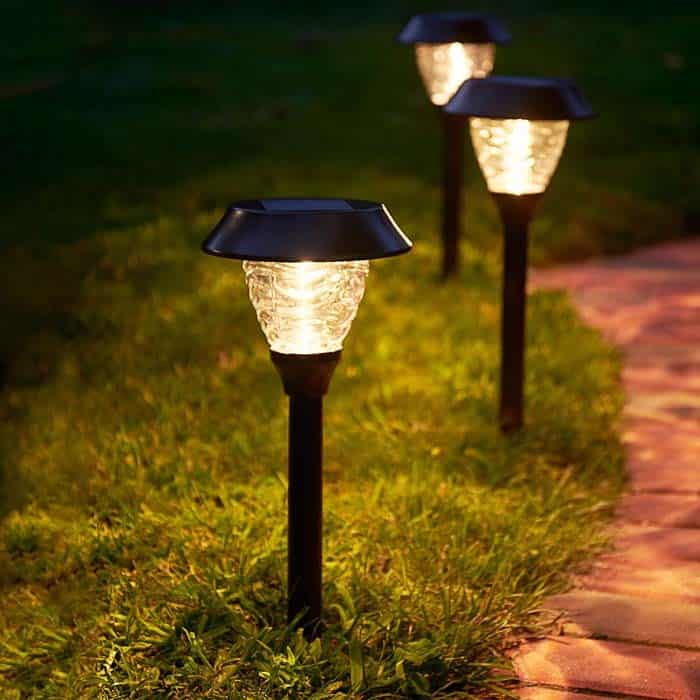 Solar Stakes Light The Garden Path