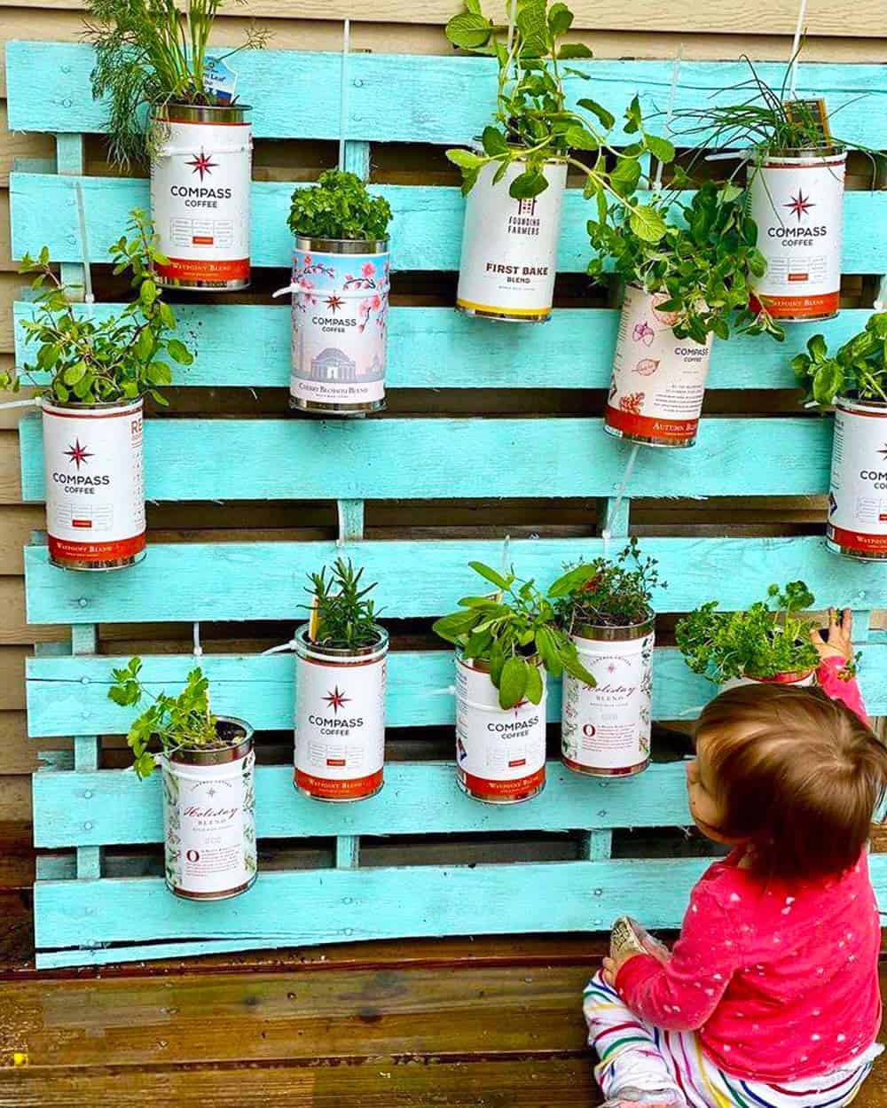 Upcycled Coffee Planters