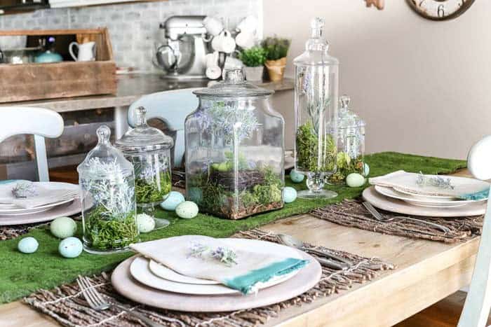 DIY Apothecary Jar Table Decoration