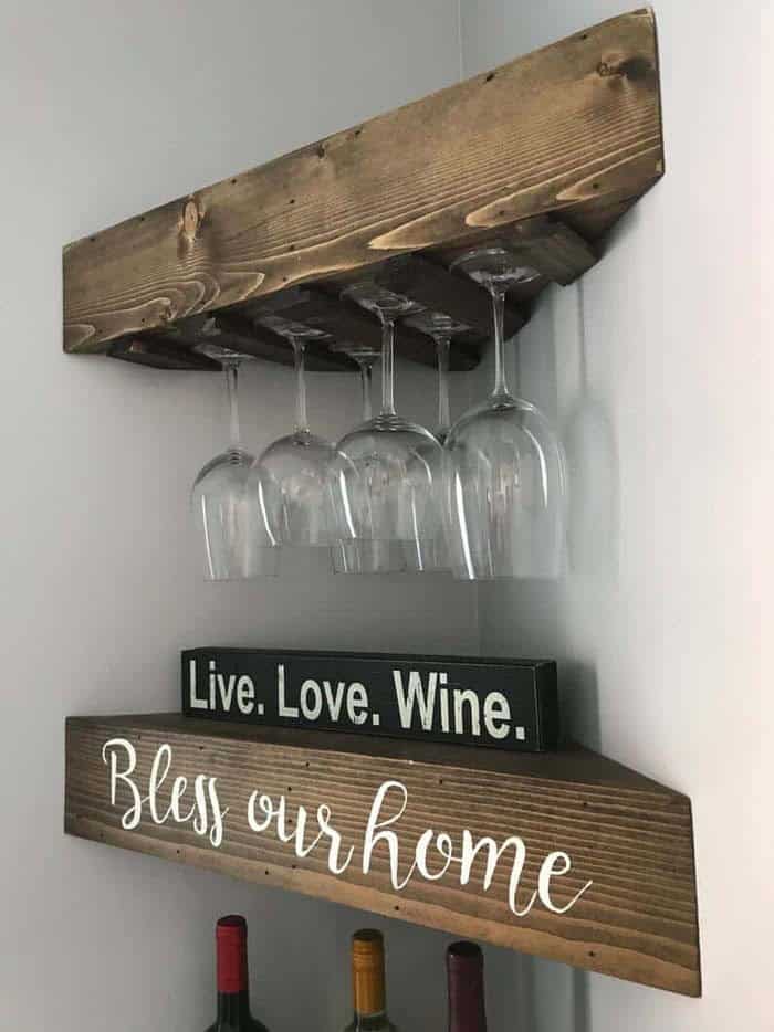 Corner Wine Storage