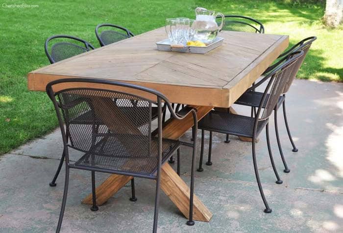 Rugged Outdoor Dining Table for Indoor and Outdoor Use