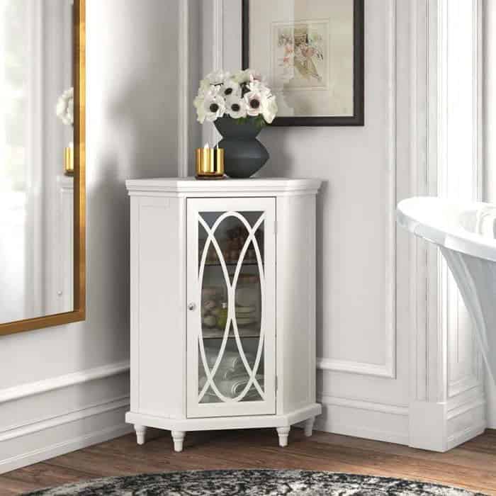 Elegant Corner Cabinet