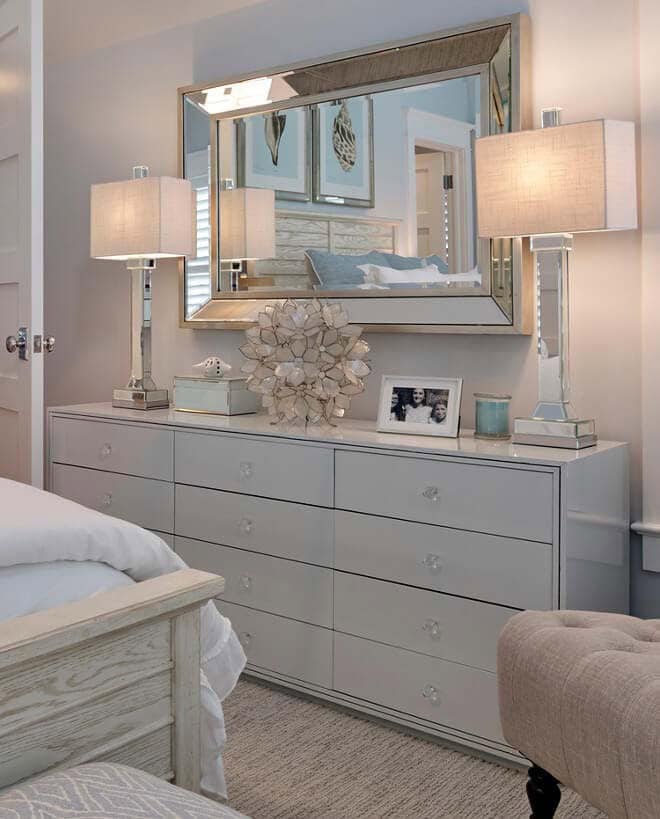 Stunning Mirror for Bedroom with Elegant Surrounding Frame