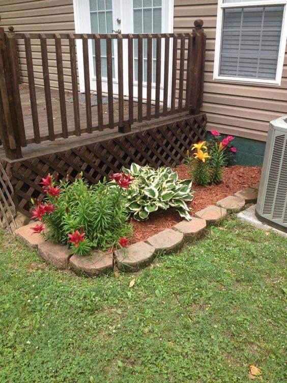 Add a Small Garden Around the Deck