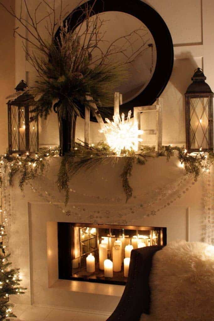 Mantel Lanterns For Christmas Magic