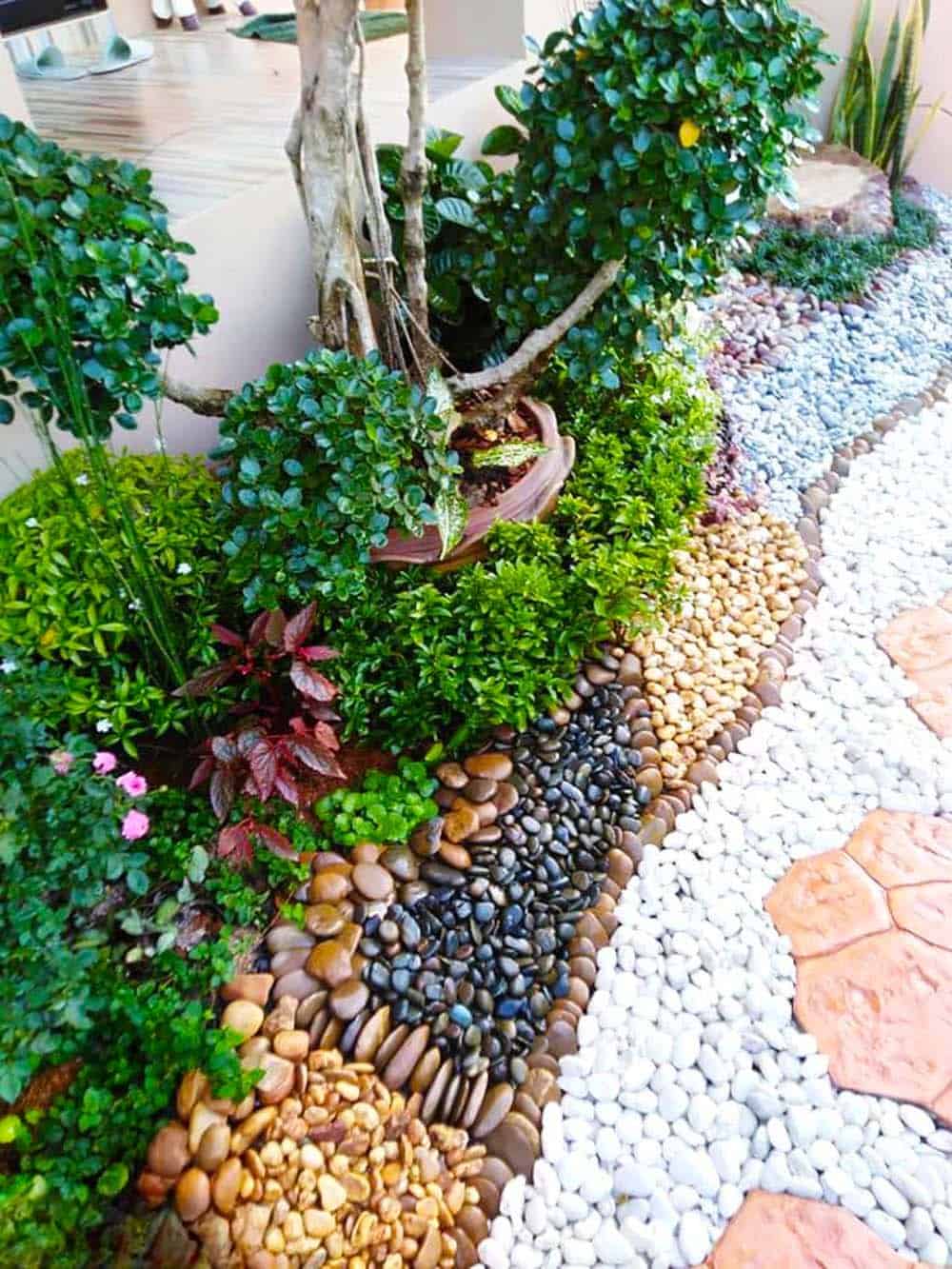 Pebble Mosaic Garden