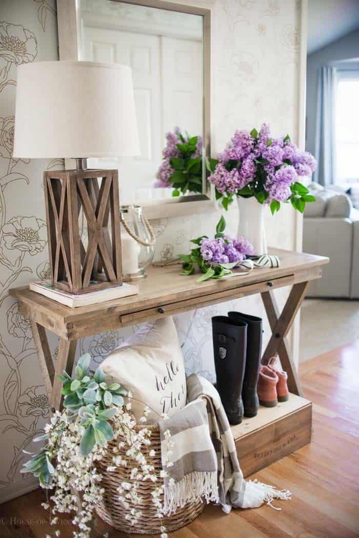 Multifunctional Entryway Table for Small Entryway Decor Ideas