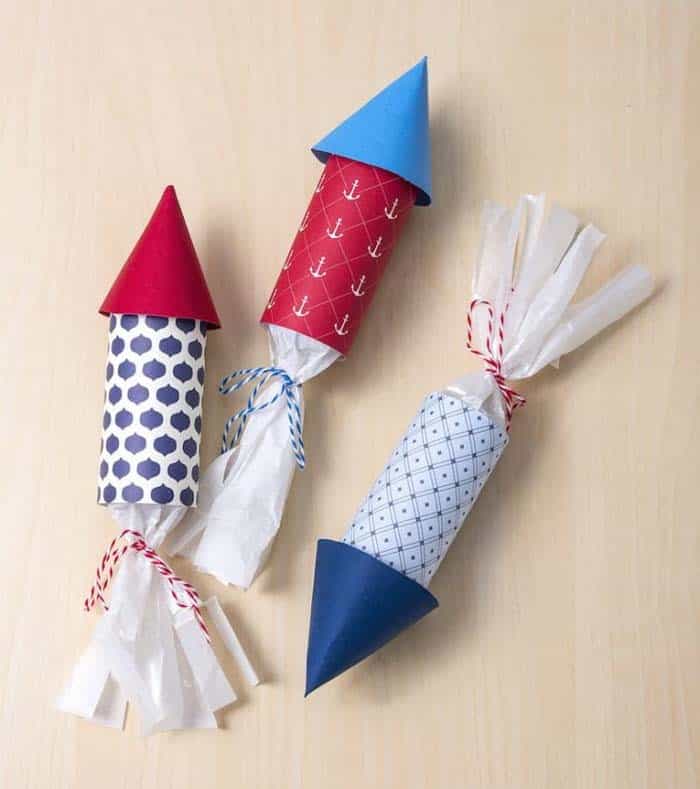 Independence Day Rocket Treat Bags