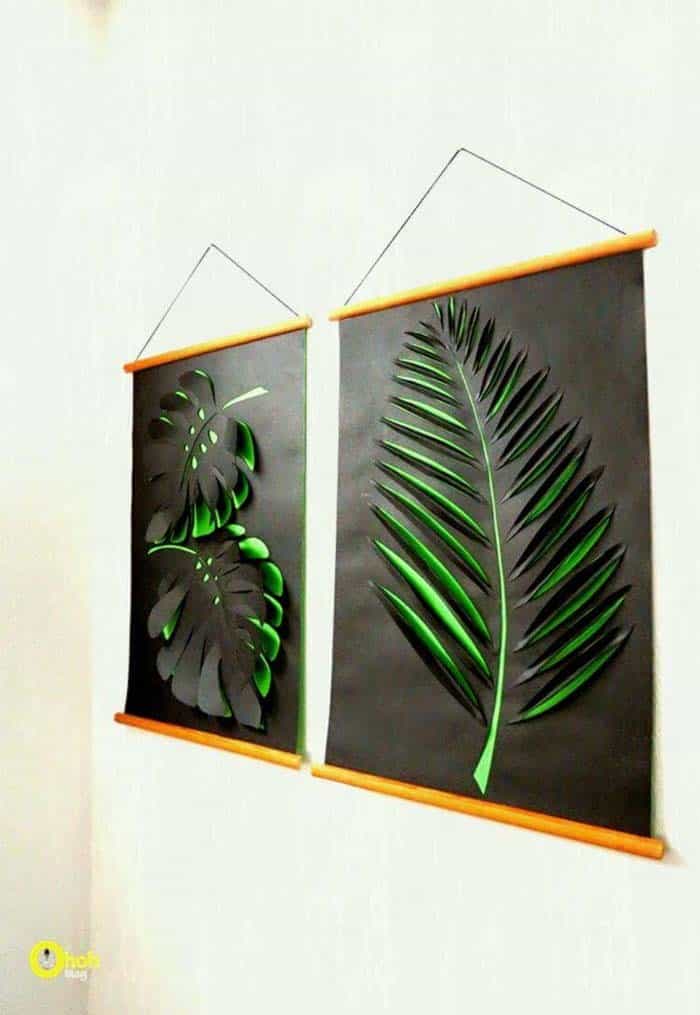 Leaf Art Scrolls