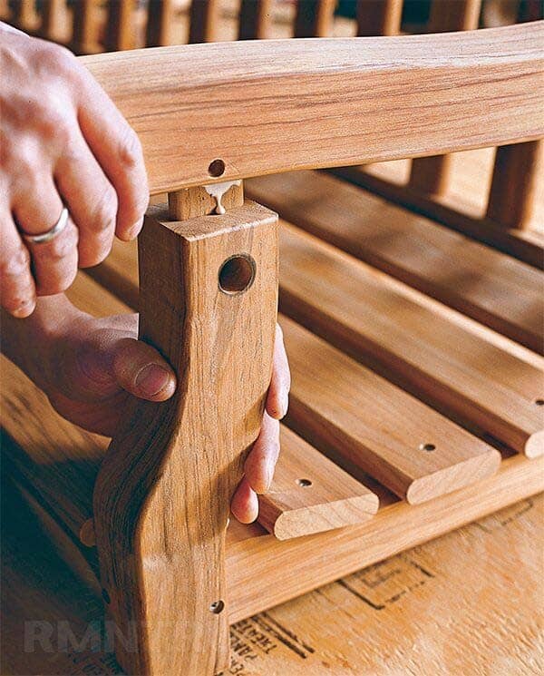 Build a Garden Swing with Mortise-and-Tenon Joinery