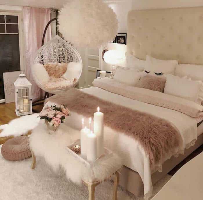 Add Faux Fur to a Bedroom for Luxurious Vibes