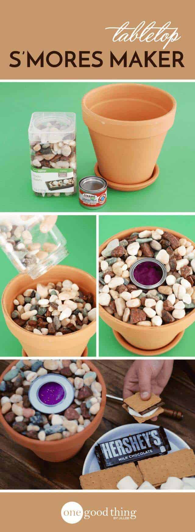 Enjoy S’mores Anytime with an Easy DIY Flower Pot Fire Pit