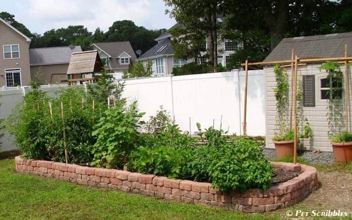 Build Raised Bed With Reclaimed Cobblestones