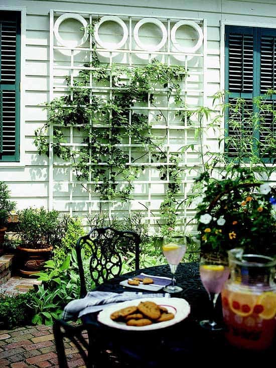 Wall Matching Iron Trellis