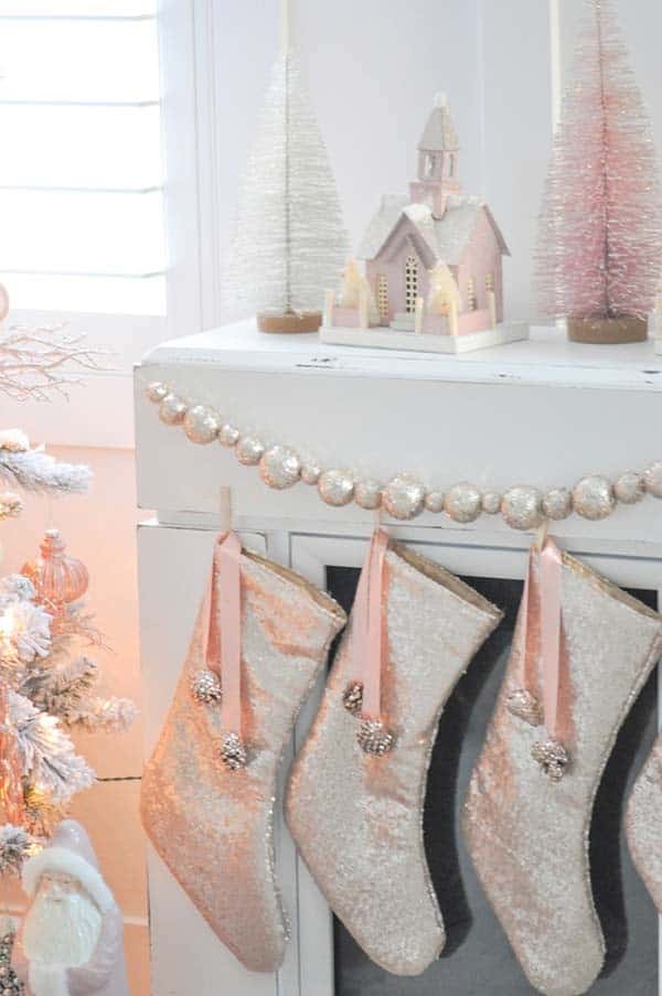 Add a Touch of Elegance with Rose Gold Christmas Stockings