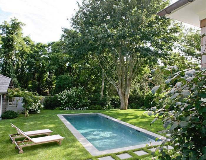 Maximize Pool Aesthetics with Placement under Tree Shade