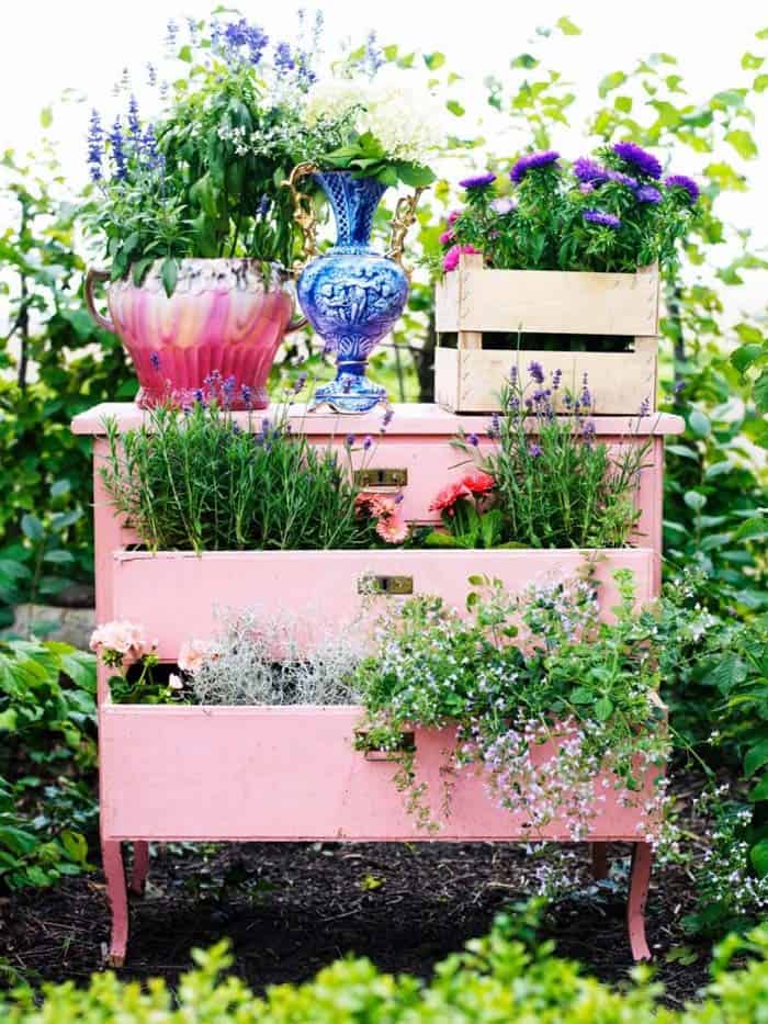 Revitalize Your Garden with a Repurposed Dresser