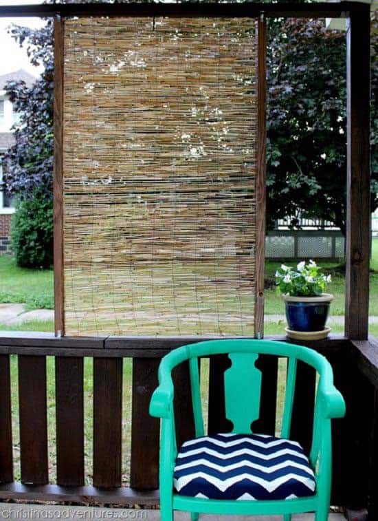 Privacy Bamboo Shade DIY