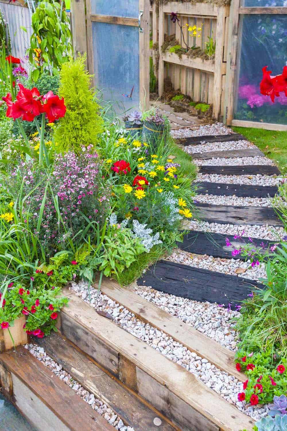 Rustic Garden Walkway