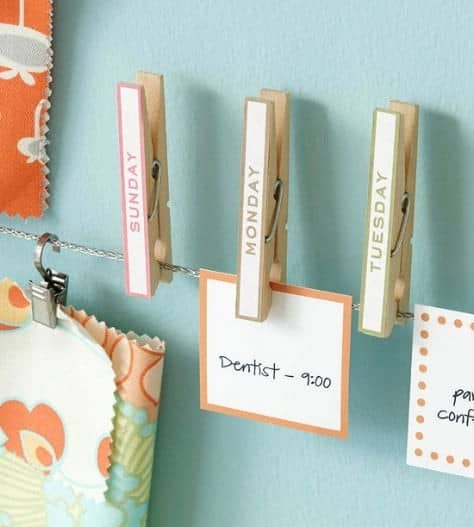 Get Creative with Your Home Office Schedule Display Ideas