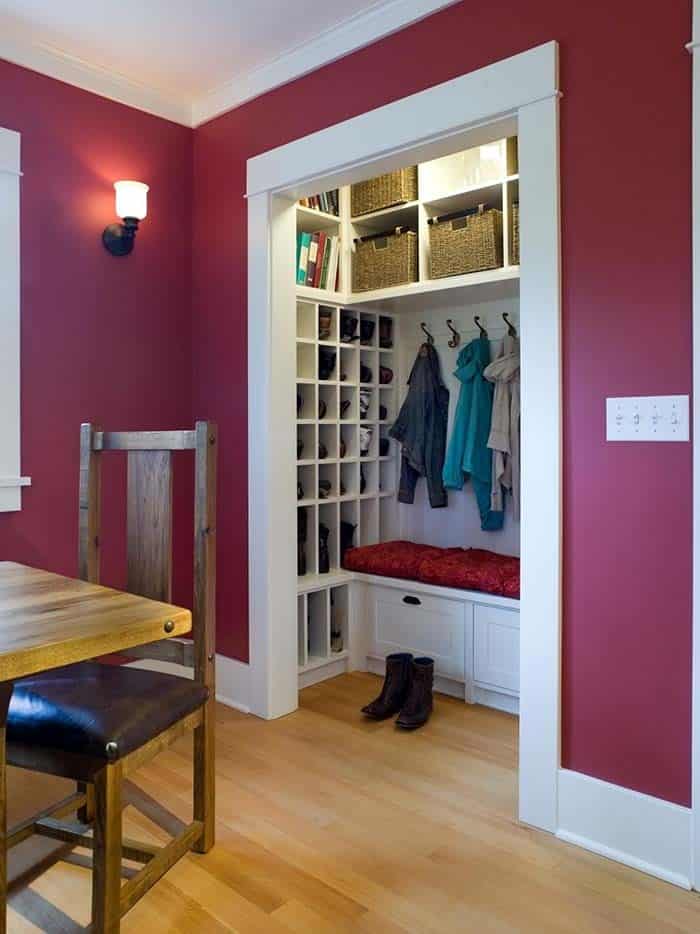 Turn Your Closet into a Mini Mudroom