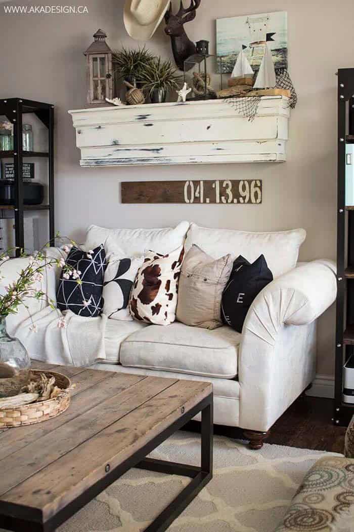 Add Animal Prints and Vintage Elements to Your Living Room