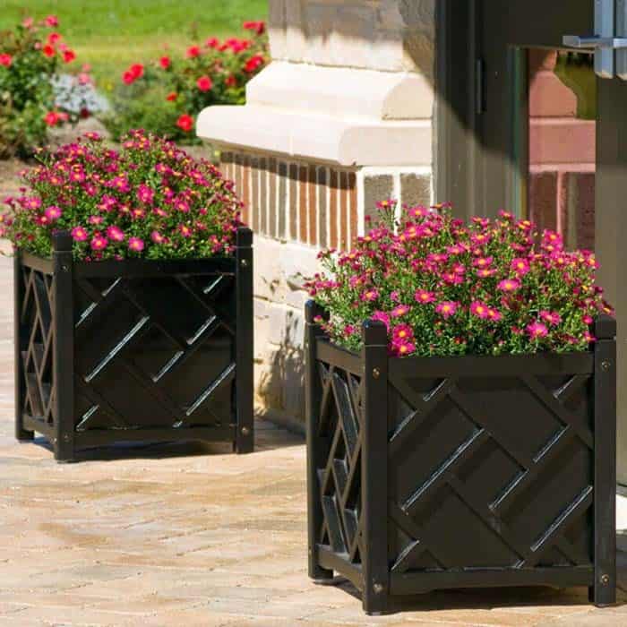 Add Grandeur to Your Porch with Large Patterned Planters