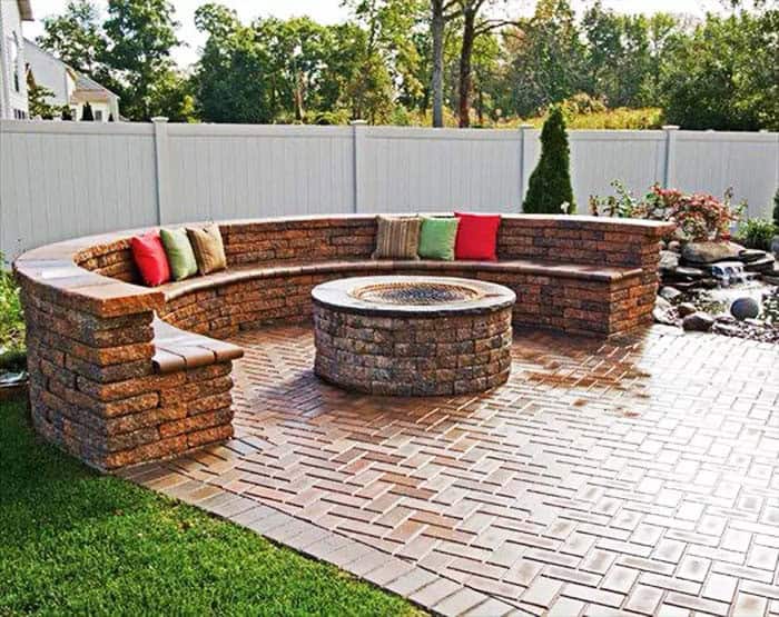 Transform Backyard with Timeless Firepit and Matching Bench