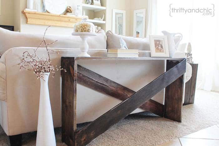 Bring Balance to Your Room with Reclaimed Wood Sofa Table