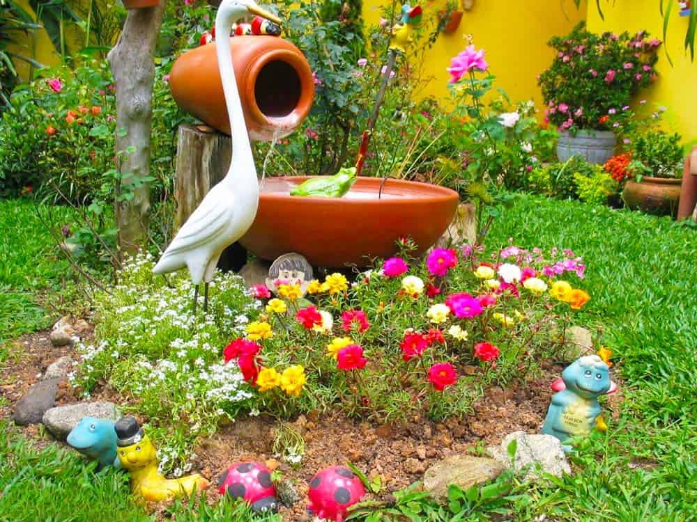 Whimsical Garden Corner