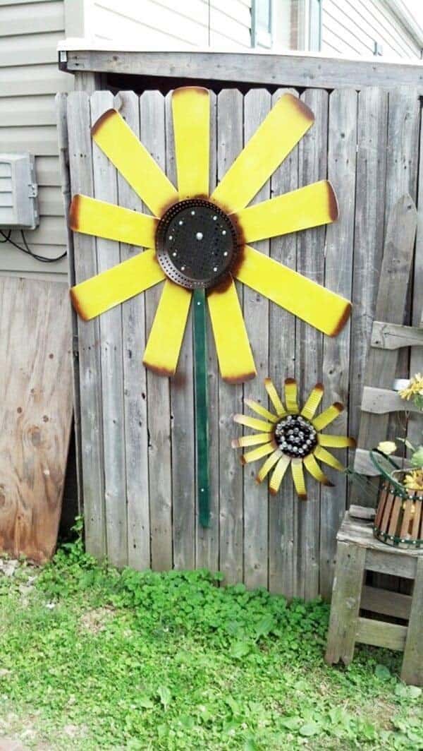 DIY Metal Sunflower