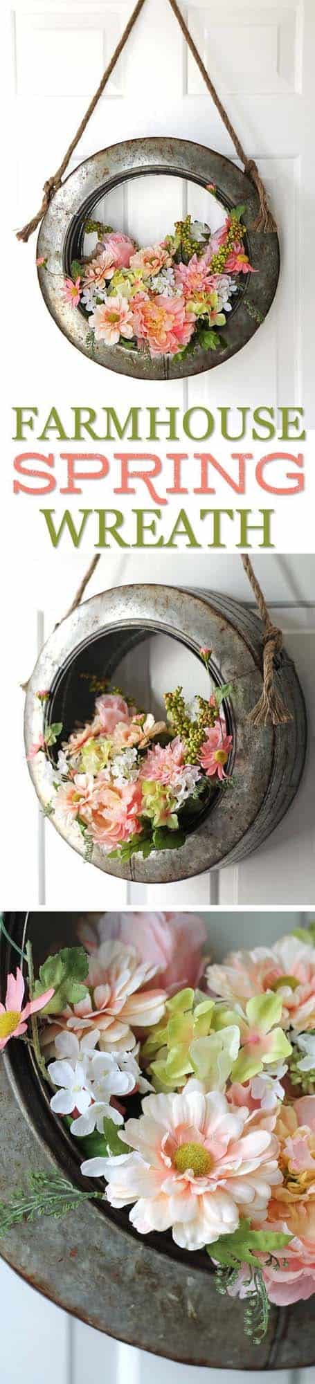 Fill A Metal Tire With Flowers