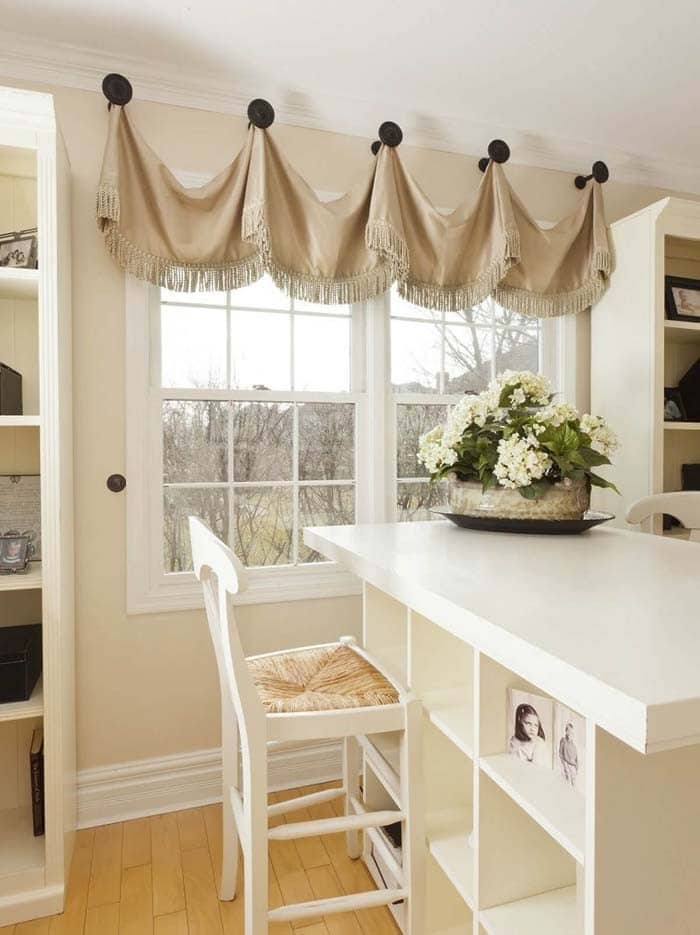 Bold Knob Valance Hardware