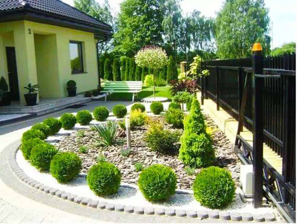 Manicured Geometric Garden