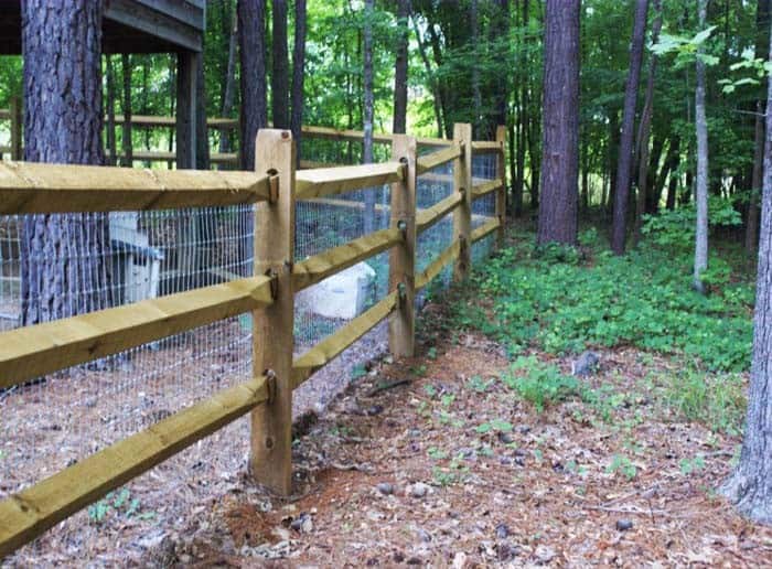 Farm Fence With Wire Mesh