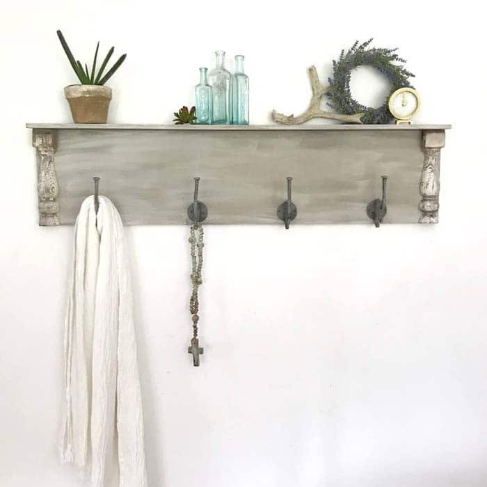 Bring Elegance with a Coastal Farmhouse Vibe Shelf