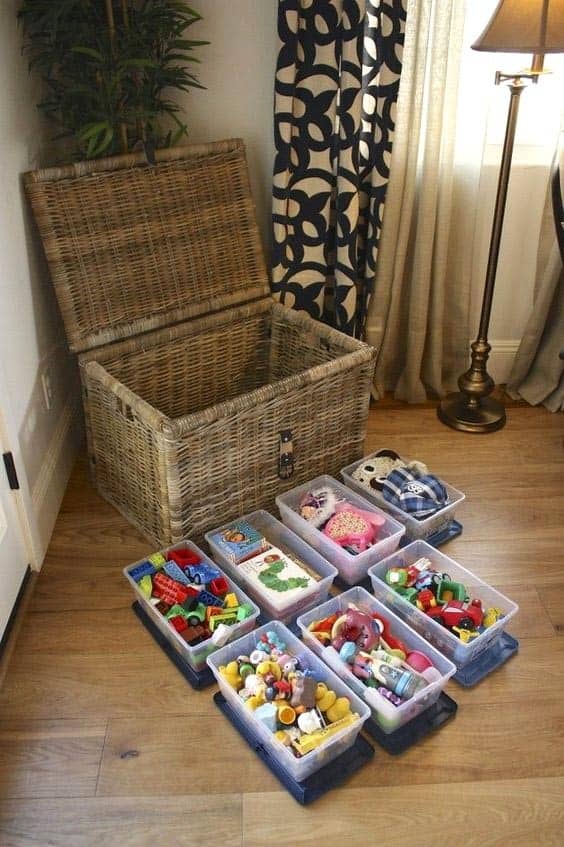 Store Your Kid’s Toys with a Rustic Farmhouse Chest