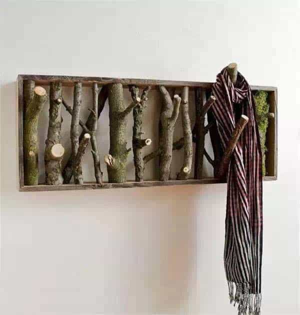 Bring Nature Indoors with a Branch Coat Rack