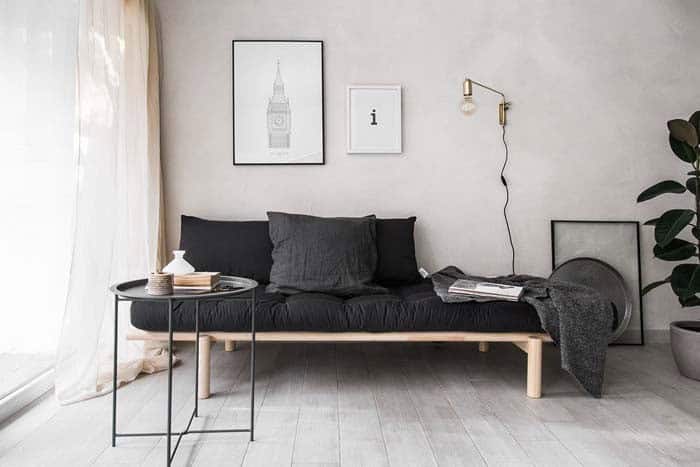 Embrace Minimalism with an Industrial Living Room