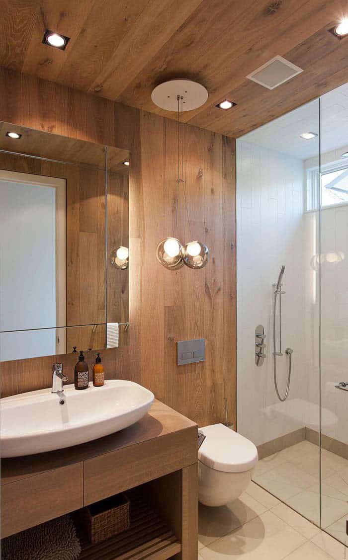 Spa Luxe Cedar Plank Walls