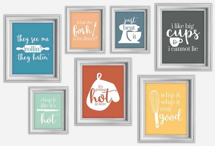 Cheeky Cooking Pun Wall Art