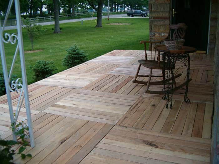 Pallet Wood Porch