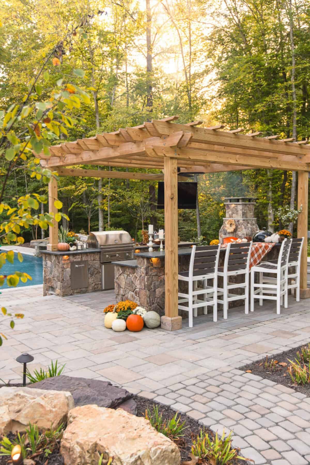 Rustic Outdoor Kitchen