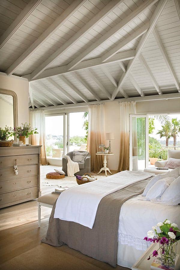 Get a Polished Look with a High Wood Ceiling