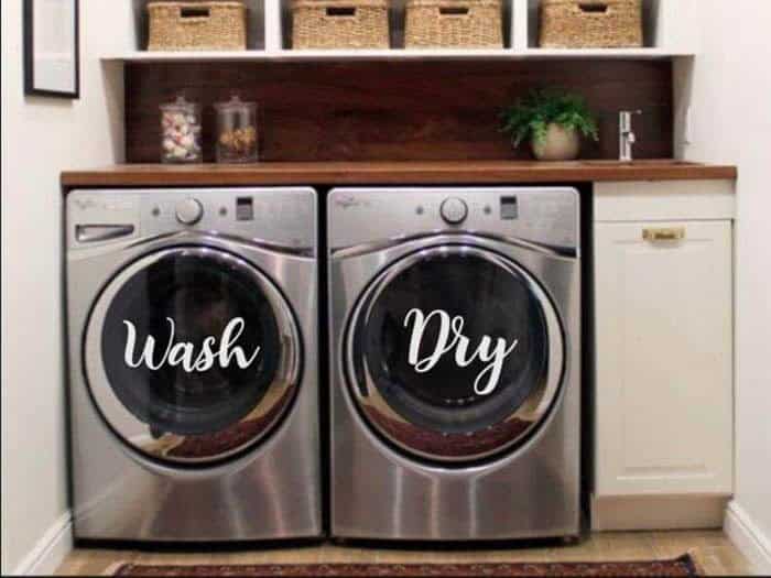 Upgrade Your Laundry Room with Stylish Vinyl Decals